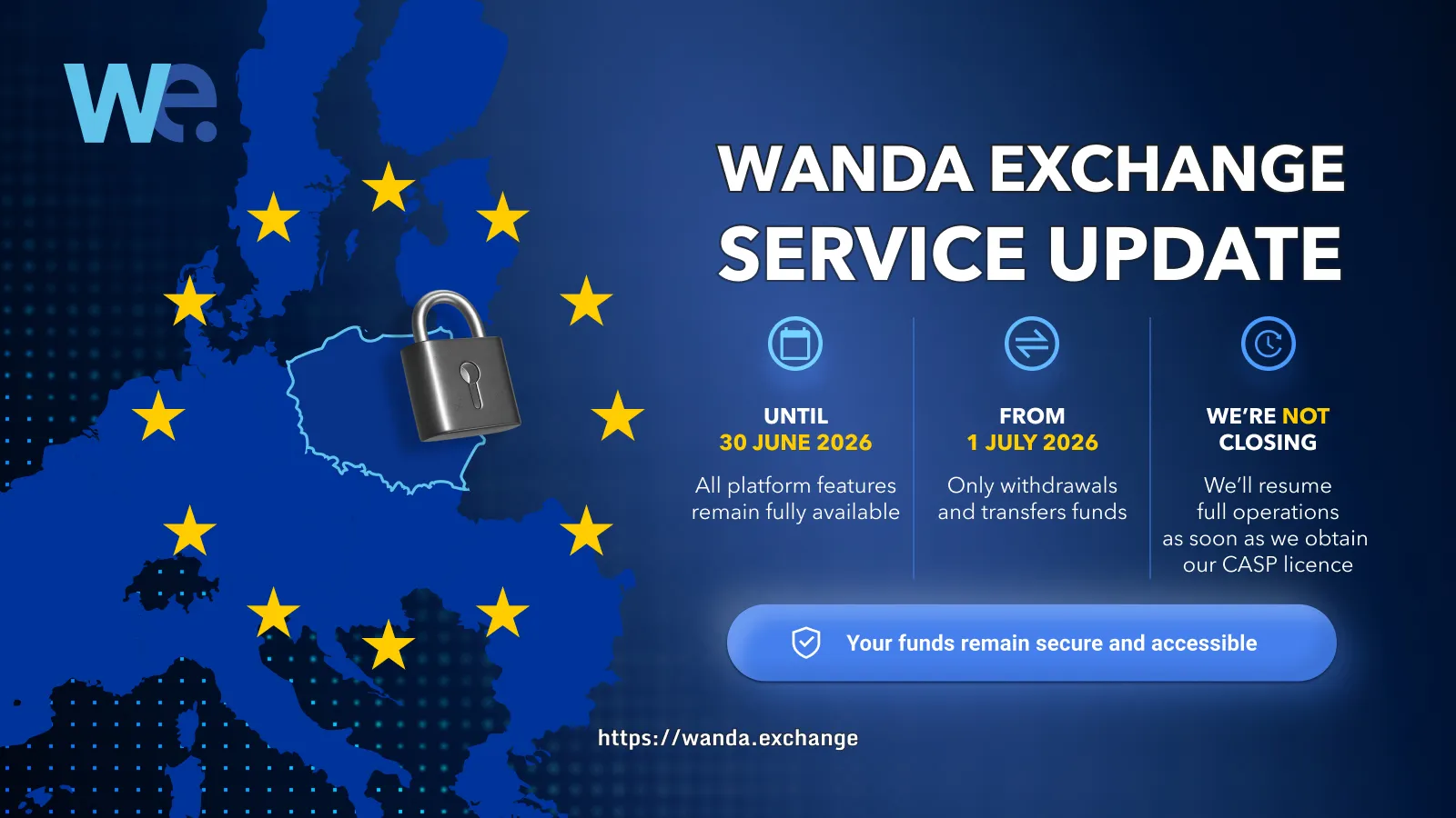 We Are Suspending European Operations — What This Means for You